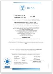 Certificato UNI EN ISO 9001