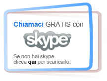 Chiamaci gratis con skype